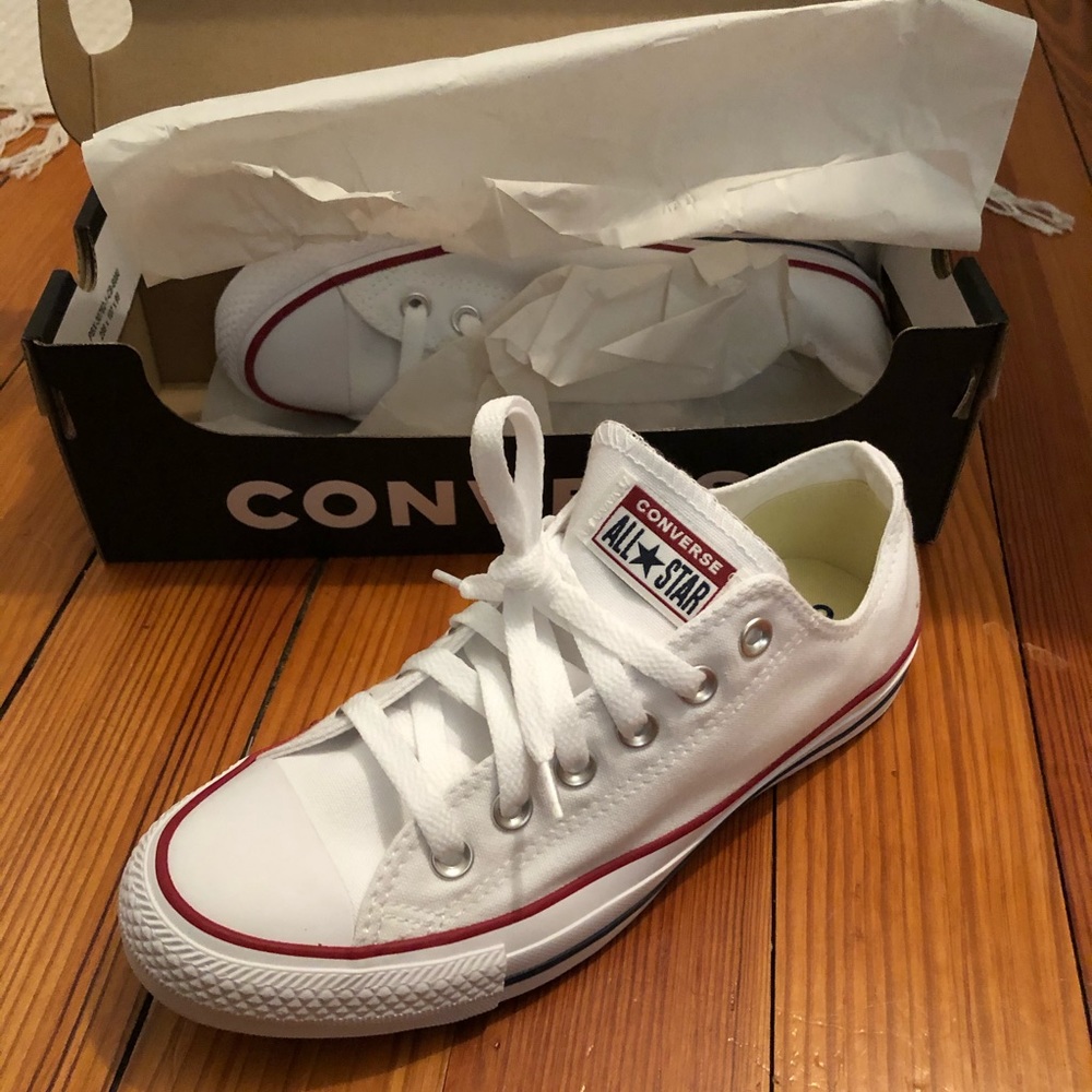 White Low Top Converse